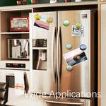 12Pcs Round Art Refrigerator Magnet (Vincent van Gogh Print) - Berkin Arts