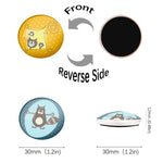 12Pcs Round Contemporary Refrigerator Magnet (Childlike Sticker) - Berkin Arts