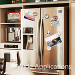12Pcs Round Contemporary Refrigerator Magnet (Cute Animals) - Berkin Arts