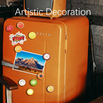 12Pcs Round Contemporary Refrigerator Magnet (Fruit Icon) - Berkin Arts