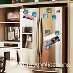 12Pcs Square Art Refrigerator Magnet (Claude Monet Print) - Berkin Arts