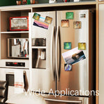 12Pcs Square Art Refrigerator Magnet (Gustav Klim Print) - Berkin Arts