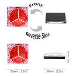 12Pcs Square Contemporary Refrigerator Magnet (Fruit Icon) - Berkin Arts