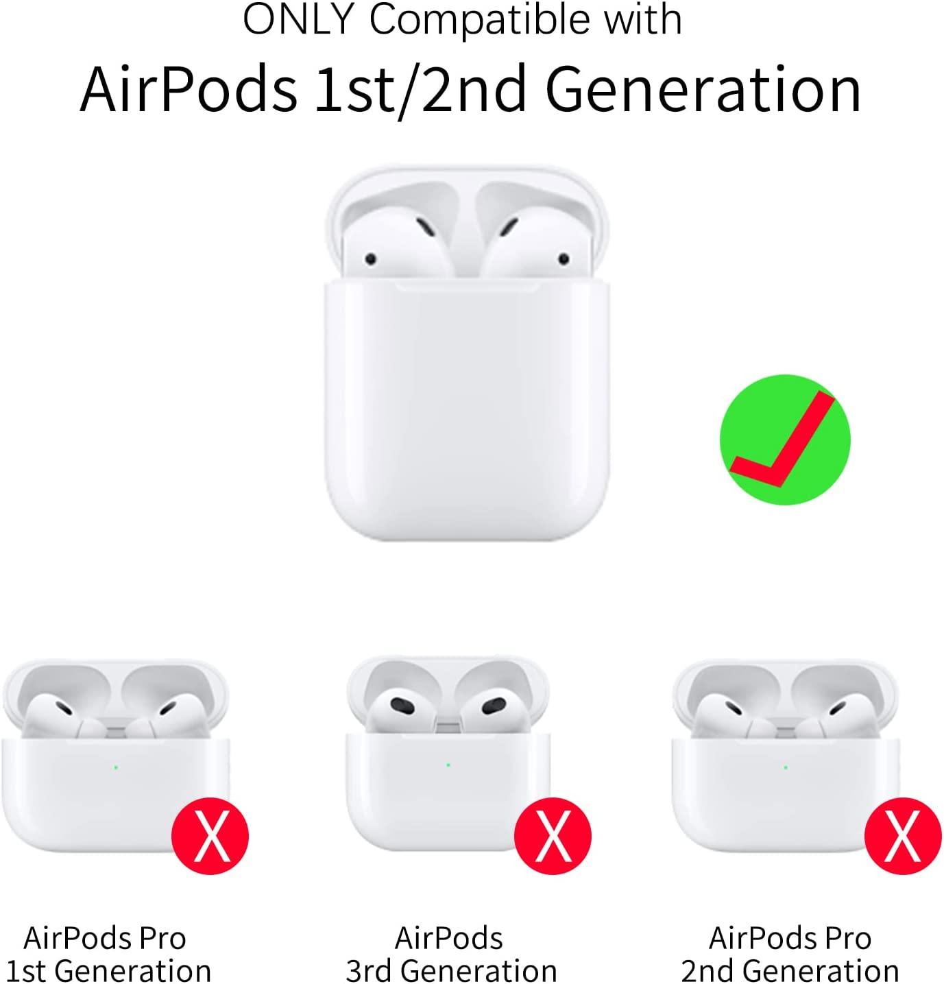 AirPods 1st/ 2nd Generation Contemporary Cover, Pink Peony - Berkin Arts