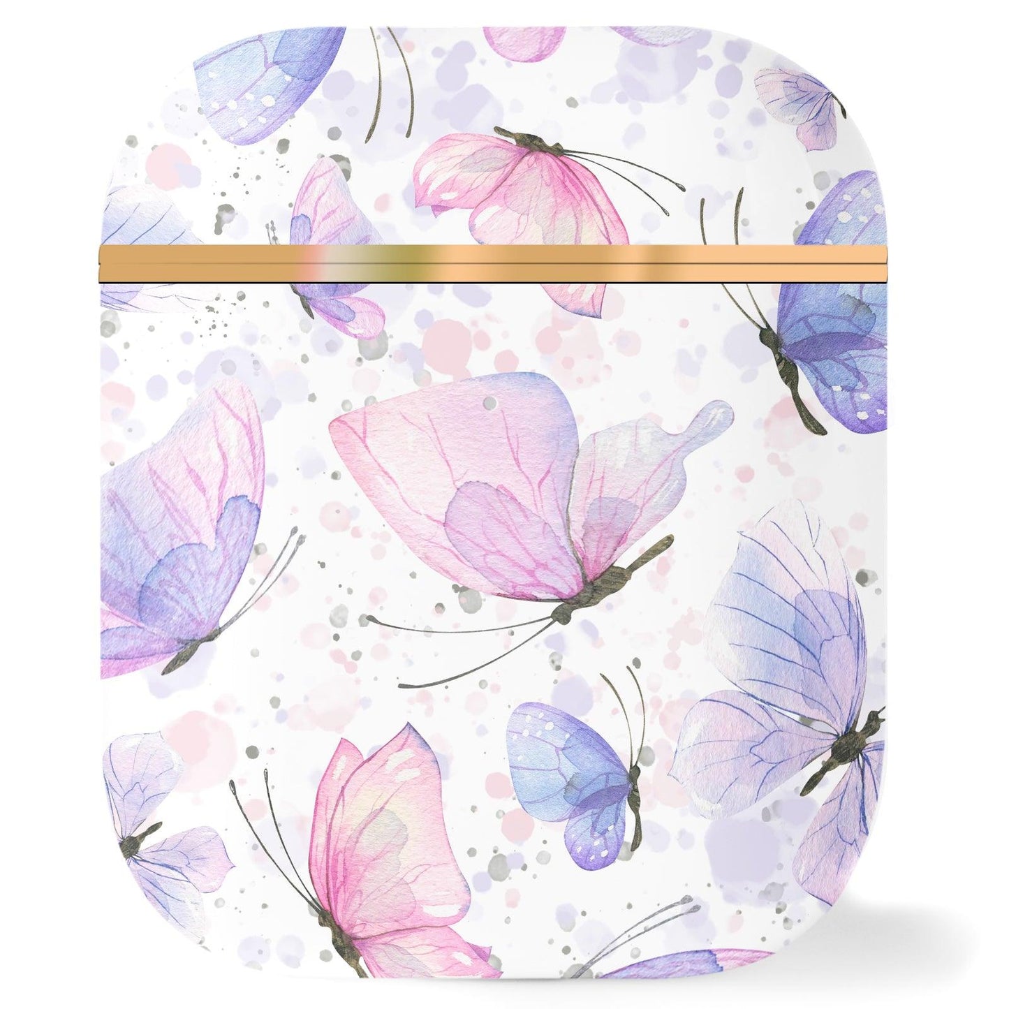 AirPods 1st/ 2nd Generation Contemporary Cover, Watercolor Butterflies - Berkin Arts