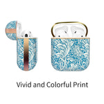 AirPods 3rd Generation Art Flower Cover (Arcadia Blue Floral by William Morris) - Berkin Arts