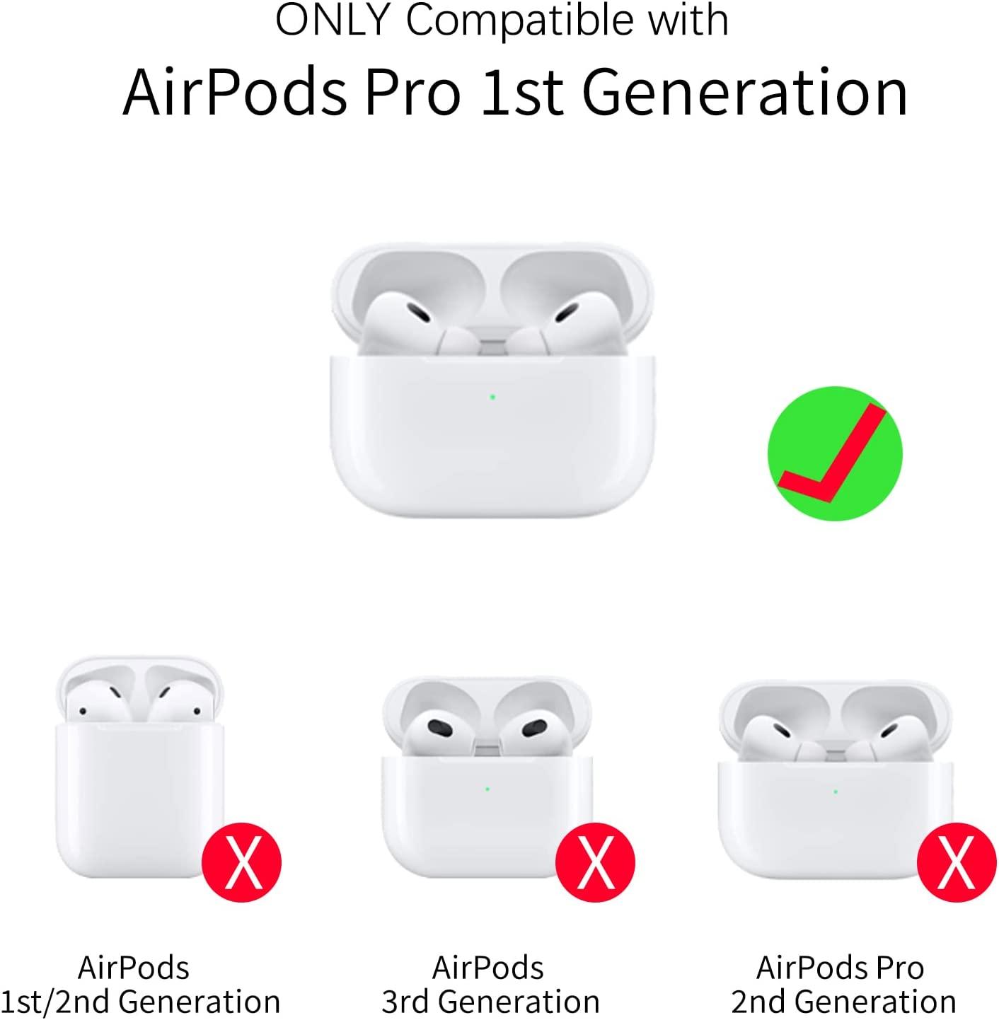 AirPods Pro 1st Generation Contemporary Cover, Pink Smiley - Berkin Arts