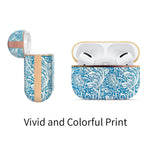 AirPods Pro 2nd Generation Art Flower Cover (Arcadia Blue Floral by William Morris) - Berkin Arts