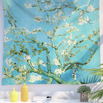Art Flower Tapestry (Almond Blossom by Vincent Van Gogh) - Berkin Arts