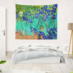 Art Flower Tapestry (lrises by Vincent Van Gogh) - Berkin Arts