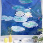 Art Flower Tapestry (Water Lilies 2 by Claude Monet) - Berkin Arts