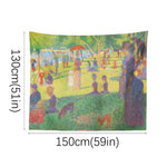 Art Landscape Tapestry (A Sunday on La Grande Jatte by Georges Seurat) - Berkin Arts