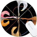 Art Round Mouse Pad 7.9 x 7.9 Inches (The Swan No.7 by Hilma af Klint) - Berkin Arts