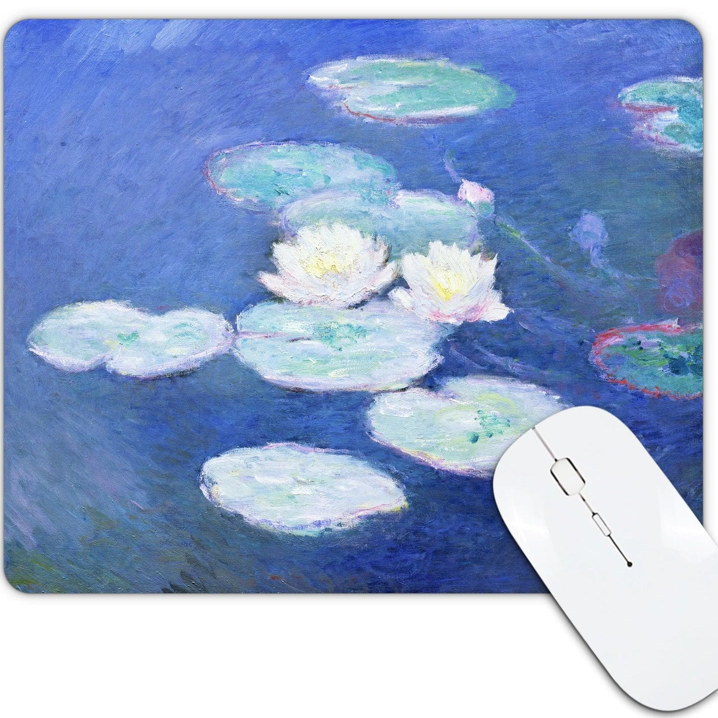 Art Square Mouse Pad 9.5 x 7.9 Inches (Water Lilies by Claude Monet) - Berkin Arts