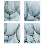 Contemporary Paper Giclee Prints Set of 4 (Dandelion Series 2) - Berkin Arts