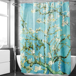 Flower Art Shower Curtain Set (Almond Blossom by Vincent van Gogh) - Berkin Arts