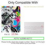 iPad 10th Generation Contemporary Abstract Case (10.9 Inch) (English Bulldog) - Berkin Arts