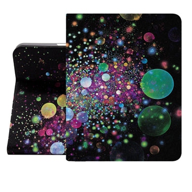 iPad 10th Generation Contemporary Abstract Case (10.9 Inch) (Glowing Drops) - Berkin Arts