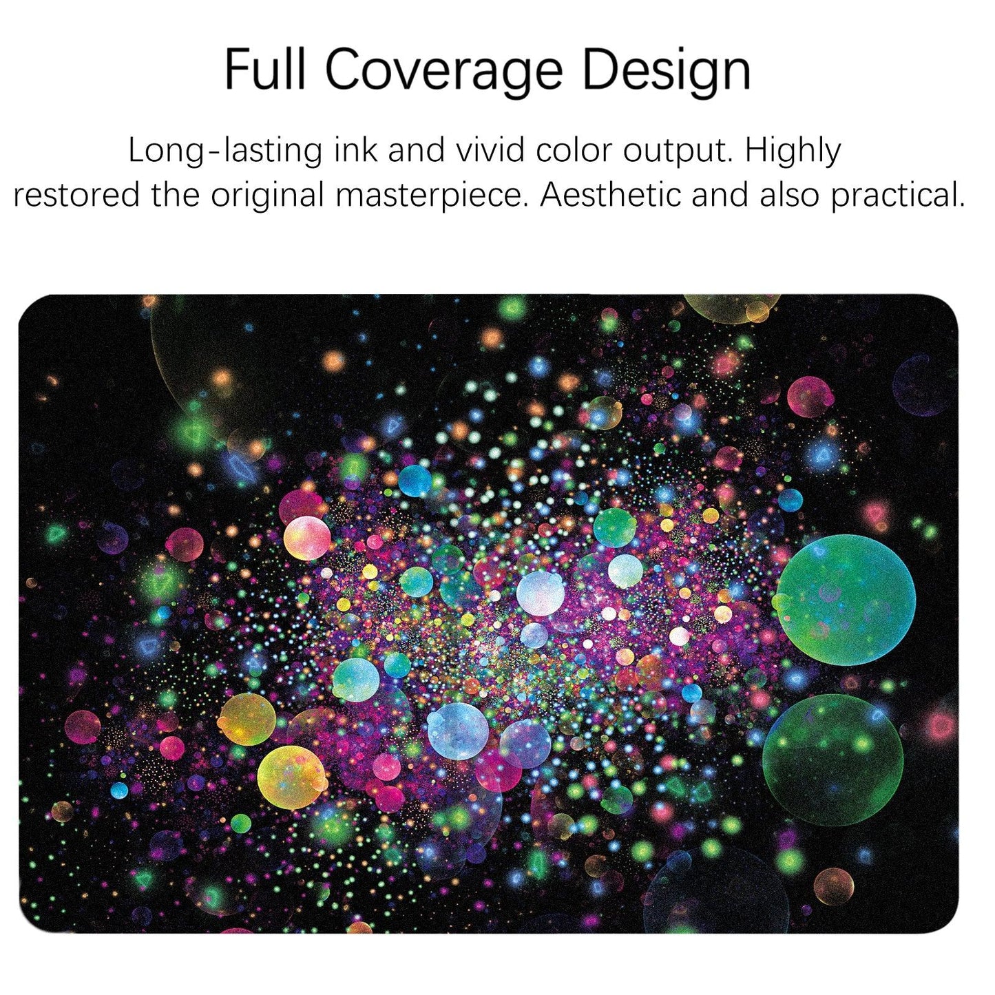 iPad 7/8/9th /iPad Air 3rd Generation Contemporary Abstract Case (10.5 Inch) (Glowing Drops) - Berkin Arts
