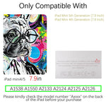 iPad Mini 4th/5th Generation Contemporary Abstract Case (7.9 Inch) (English Bulldog) - Berkin Arts