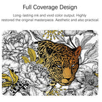 iPad Mini 4th/5th Generation Contemporary Flower Case (7.9 Inch) (Leopard and Peonies) - Berkin Arts