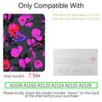 iPad Mini 4th/5th Generation Contemporary Flower Case (7.9 Inch) (Tulips with Leaf) - Berkin Arts