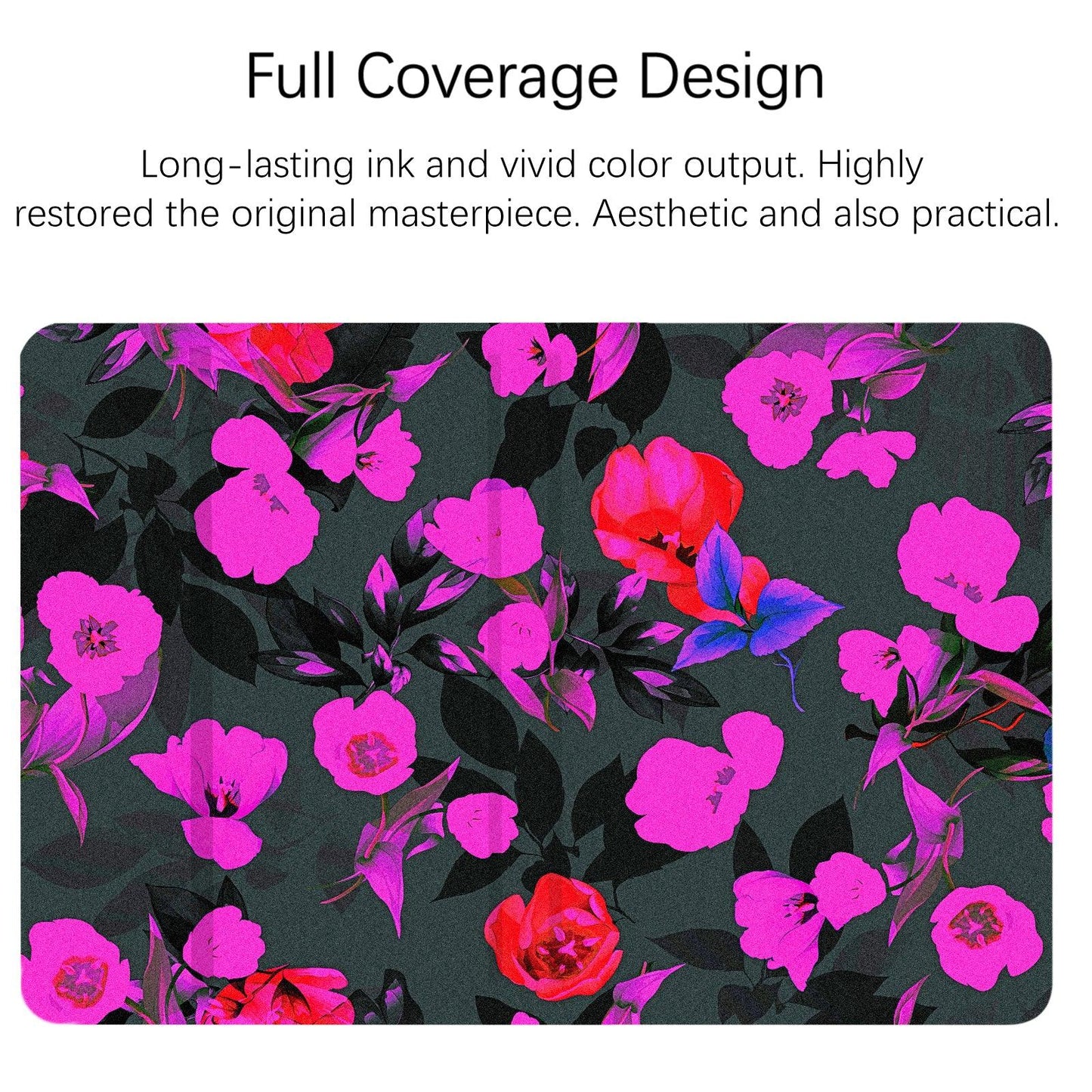 iPad Pro 2nd/3rd/4th Generation Contemporary Flower Case (11 Inch) (Tulips with Leaf) - Berkin Arts