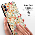 iPhone 11 Cute Silicone Case(Acanthus by William Morris) - Berkin Arts