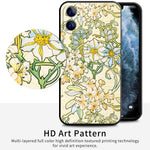 iPhone 11 Cute Silicone Case(Clematis by Alphonse Mucha) - Berkin Arts