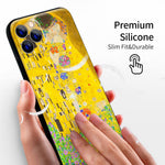 iPhone 11 Pro Cute Silicone Case(Kiss by Gustav Klimt) - Berkin Arts