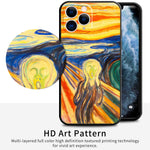 iPhone 11 Pro Cute Silicone Case(The Scream by Edvard Munch) - Berkin Arts