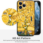 iPhone 11 Pro Cute Silicone Case(Tree of Life by Gustav Klimt) - Berkin Arts