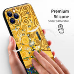 iPhone 11 Pro Cute Silicone Case(Tree of Life by Gustav Klimt) - Berkin Arts