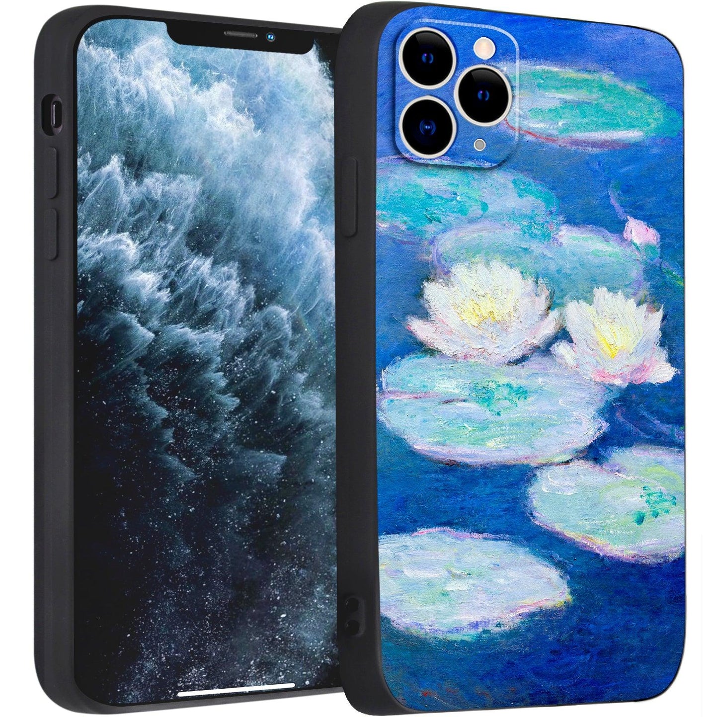 iPhone 11 Pro Cute Silicone Case(Water Lilies by Claude Monet) - Berkin Arts