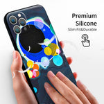 iPhone 12 Pro Max Silicone Case(Several Circles by Wassily Kandinsky) - Berkin Arts