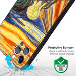 iPhone 12 Pro Max Silicone Case(The Scream by Edvard Munch) - Berkin Arts