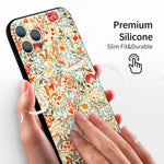iPhone 12 Pro Silicone Case(Acanthus by William Morris) - Berkin Arts