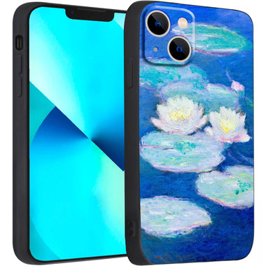 iPhone 13 Mini Silicone Case(Water Lilies by Claude Monet) - Berkin Arts