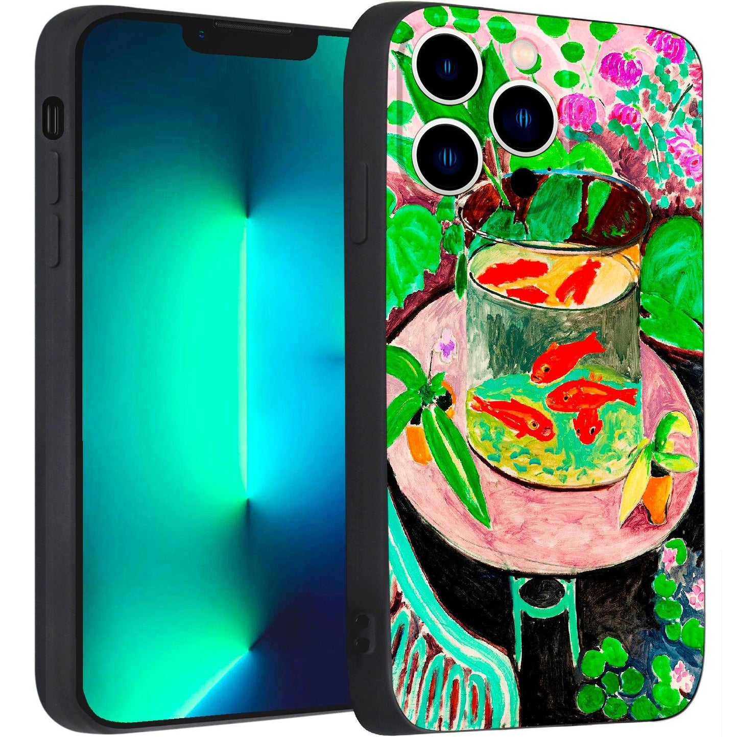 iPhone 13 Pro Max Silicone Case(Goldfish by Henri Matisse) - Berkin Arts
