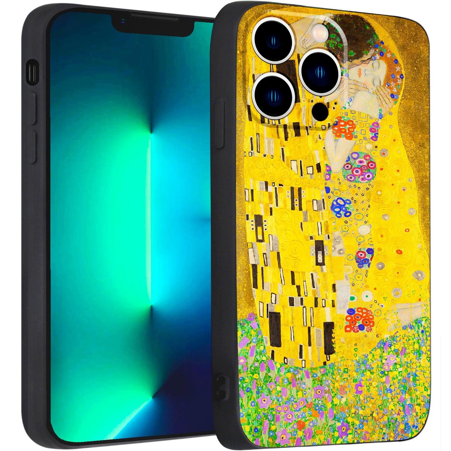 iPhone 13 Pro Max Silicone Case(Kiss by Gustav Klimt) - Berkin Arts