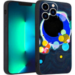 iPhone 13 Pro Max Silicone Case(Several Circles by Wassily Kandinsky) - Berkin Arts