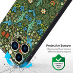 iPhone 13 Pro Silicone Case(Blackthorn by William Morris) - Berkin Arts
