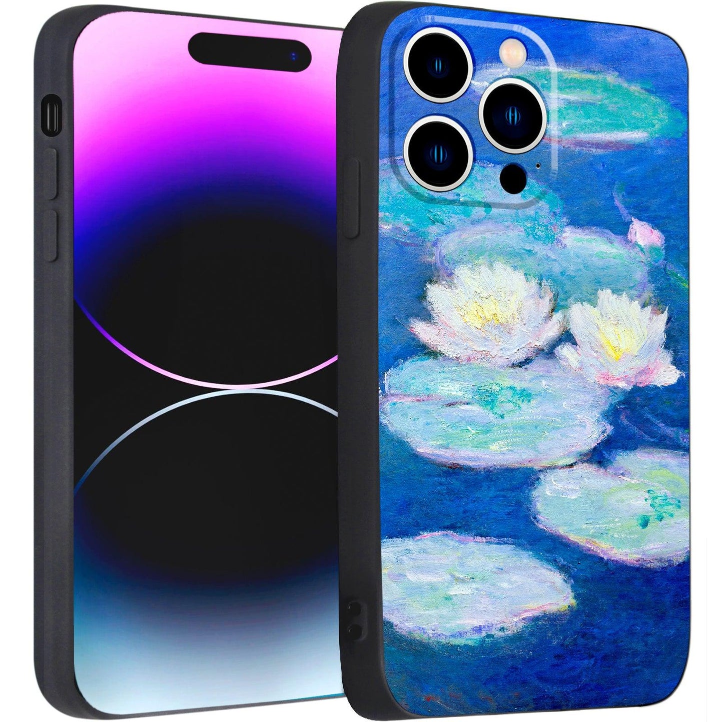 iPhone 14 Pro Max Silicone Case(Water Lilies by Claude Monet) - Berkin Arts