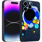 iPhone 14 Pro Silicone Case(Several Circles by Wassily Kandinsky) - Berkin Arts