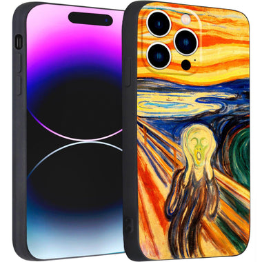 iPhone 14 Pro Silicone Case(The Scream by Edvard Munch) - Berkin Arts