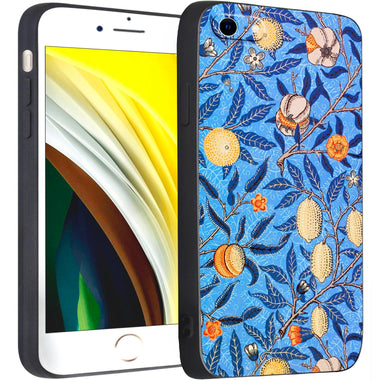 iPhone SE(2020)/iPhone SE(2022)/iPhone 7/iPhone 8 Silicone Case(Pomegranate by William Morris) - Berkin Arts