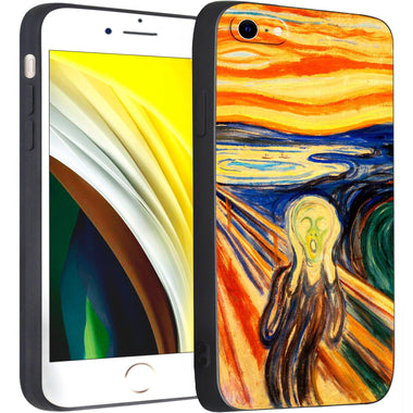 iPhone SE(2020)/iPhone SE(2022)/iPhone 7/iPhone 8 Silicone Case(The Scream by Edvard Munch) - Berkin Arts