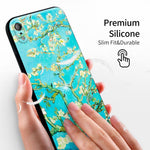 iPhone XR Silicone Case(Almond blossom by Vincent van Gogh) - Berkin Arts