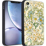 iPhone XR Silicone Case(Clematis by Alphonse Mucha) - Berkin Arts