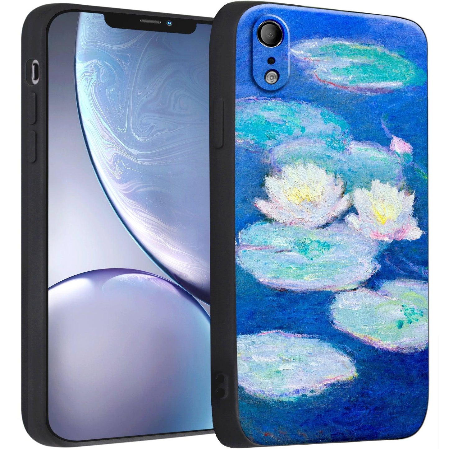 iPhone XR Silicone Case(Water Lilies by Claude Monet) - Berkin Arts